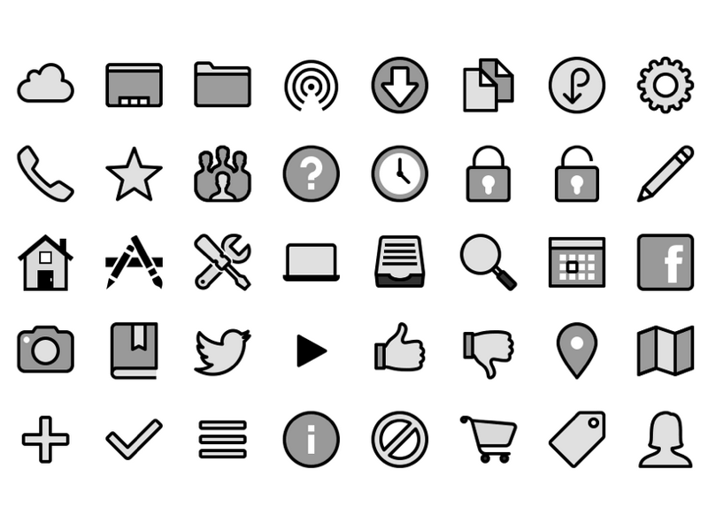 Yosemite Icon Pack
